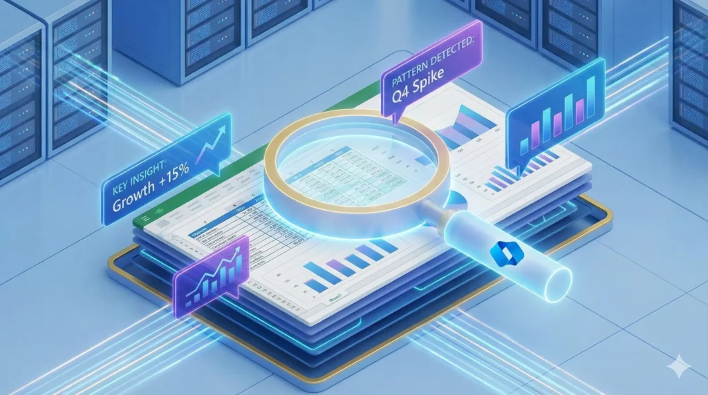 엑셀 데이터에서 핵심 인사이트를 추출하는 코파일럿
