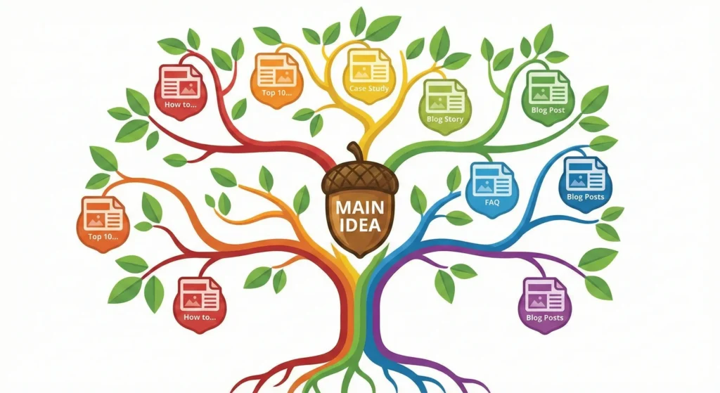하나의 주제를 여러 개의 포스팅으로 확장하는 마인드맵 전략