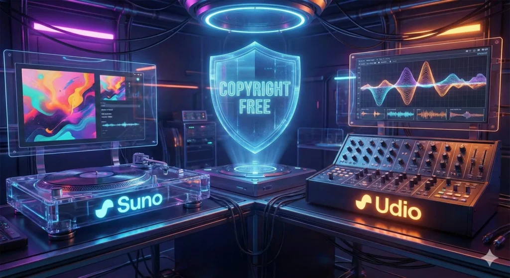 저작권 걱정 없는 AI 음악 생성 툴 수노와 유디오