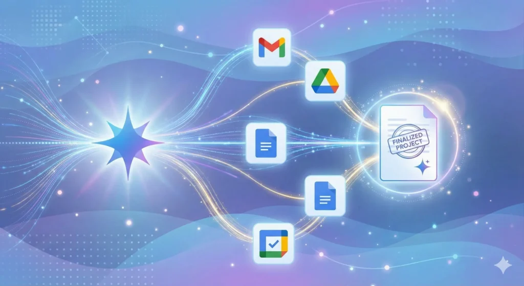 구글 워크스페이스 앱들을 연동하여 작업하는 제미나이