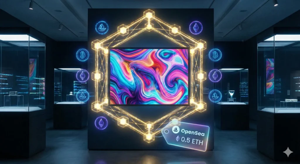 AI 그림을 오픈씨에서 NFT로 민팅하여 자산화하는 과정