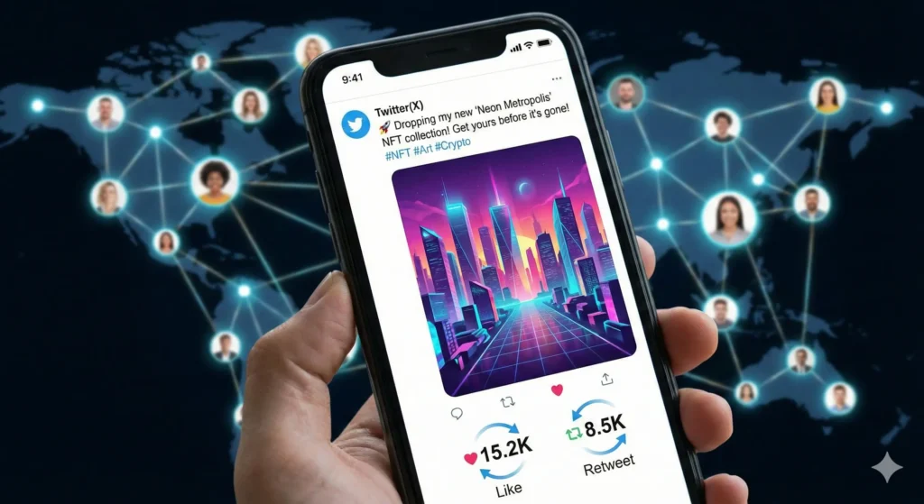트위터를 활용한 AI 아트 NFT 마케팅 및 커뮤니티 홍보