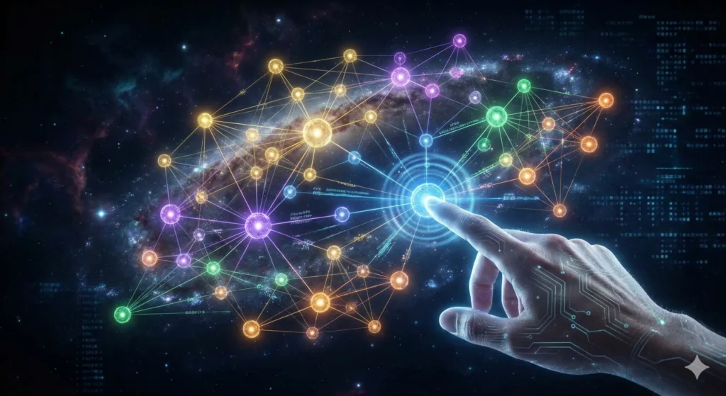 지식의 연결을 시각화한 옵시디언 그래프 뷰