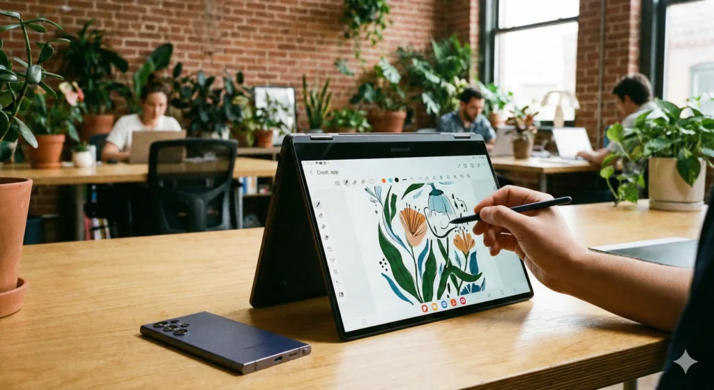 S펜 활용이 가능한 갤럭시북 5 프로 360