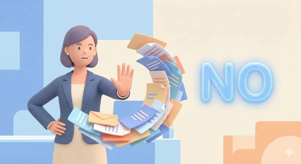 무리한 업무 요청을 현명하게 거절하며 멘탈을 보호하는 1인 기업가