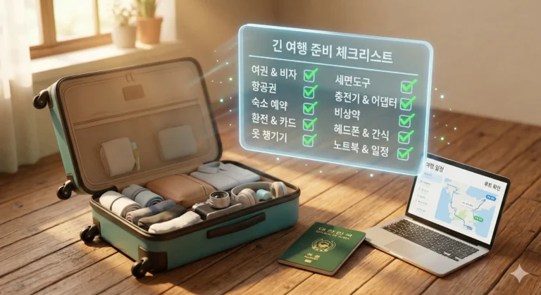 완벽한 워케이션을 위해 출국 전 꼼꼼하게 점검하는 해외 장기 체류 체크리스트